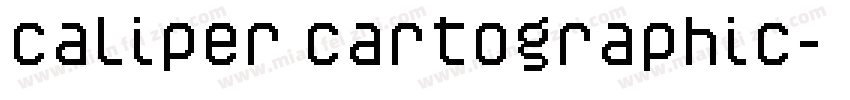 Caliper Cartographic字体转换
